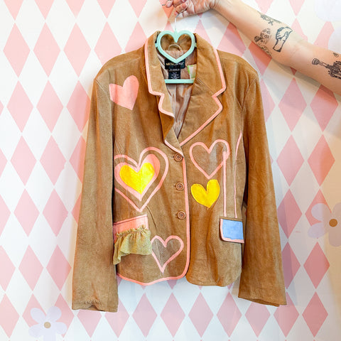 hearts suede jacket